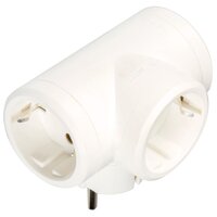 Разветвитель Legrand Элиум 3x2К+3 горизонтальное подключение 050662 16 А 1 шт. белый