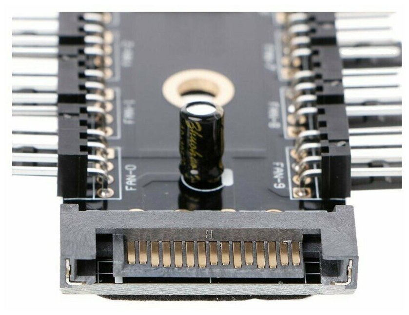 1-10 вентиляторный концентратор 4Pin Cooler Splitter для корпуса шасси 12V CPU sata сплиттер делитель для кулеров