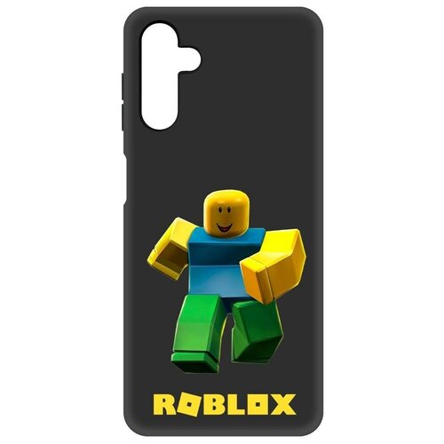 Чехол-накладка Krutoff Soft Case Roblox-Классический Нуб для Samsung Galaxy A13s (A137) черный чехол накладка krutoff soft case roblox классический нуб для samsung galaxy a05 черный