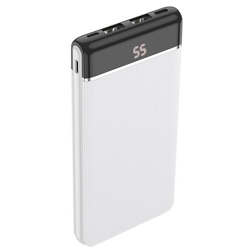 Портативный аккумулятор Hoco J59 Famous 10000 mAh, белый, упаковка: коробка