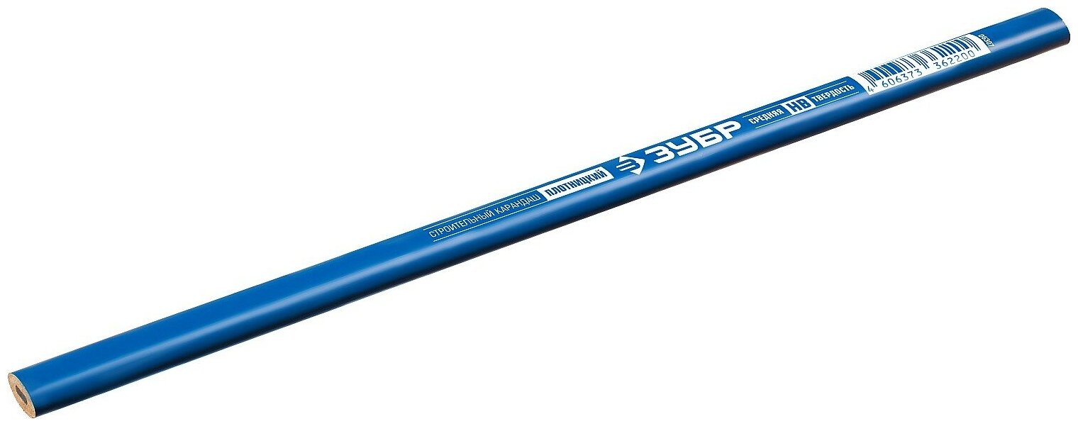 Удлиненный строительный карандаш плотника ЗУБР, HB, 250мм, П-СК, серия Профессионал