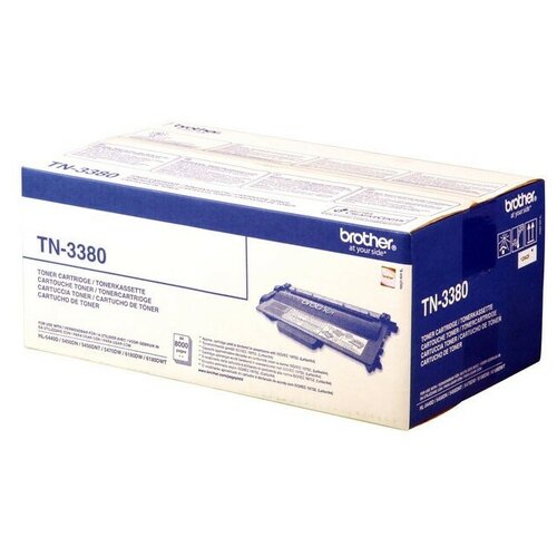 Картридж лазерный Brother TN3380 черный (8000 страниц) для Brother DCP8110/8250/HL5450/5470/MFC8520/8950 лазерный картридж brother tn 3380 для dcp8110 8250 mfc8520 8000стр