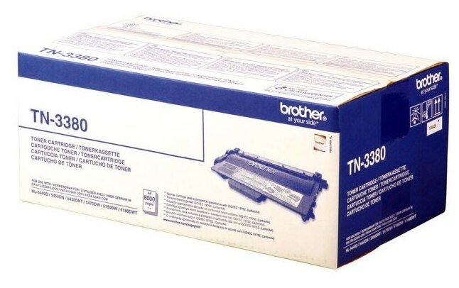 Картридж лазерный Brother TN3380 черный (8000 страниц) для Brother DCP8110/8250/HL5450/5470/MFC8520/8950