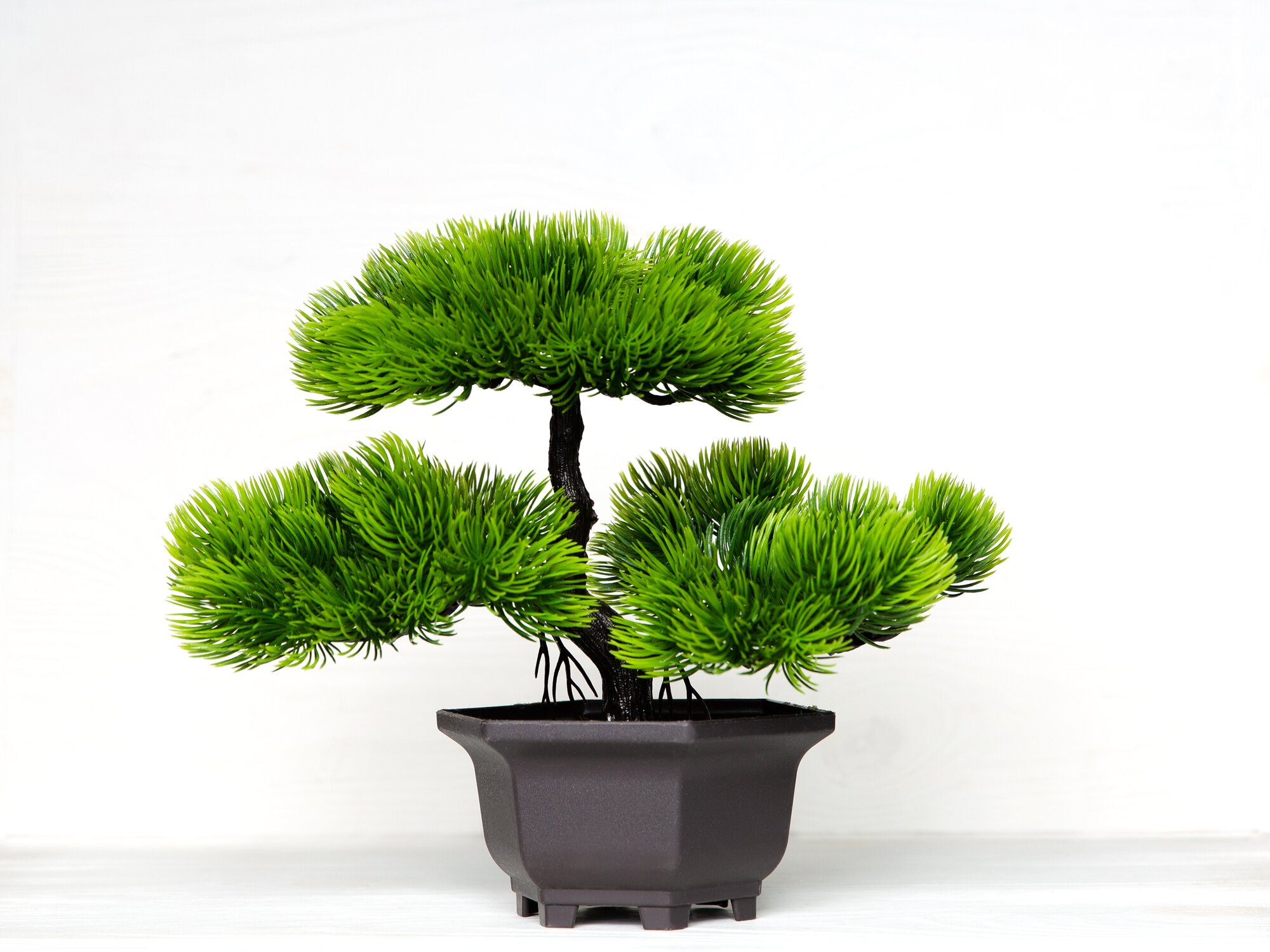 Декоративное искусственное растение в горшке дерево бонсай в кашпо для декора искусственный цветок для интерьера