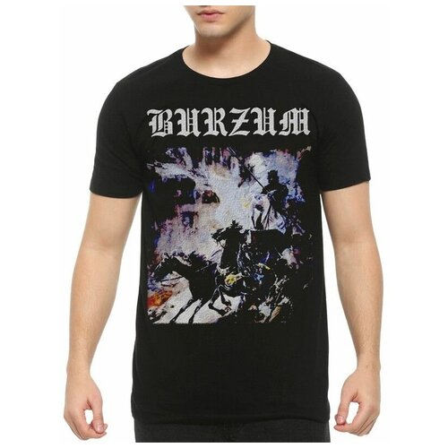 Футболка Design Heroes Burzum / Блэк-Метал Мужская Черная S