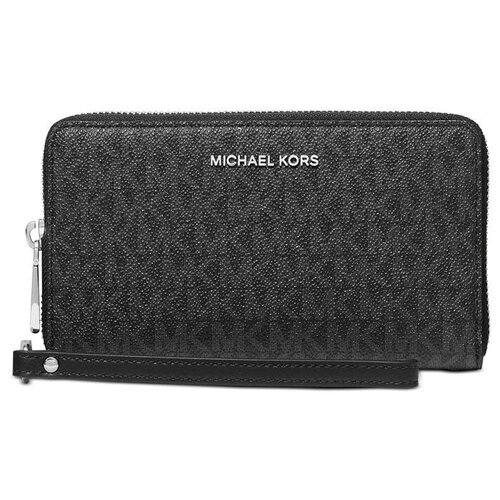 Кошелек MICHAEL KORS, фактура зернистая, черный