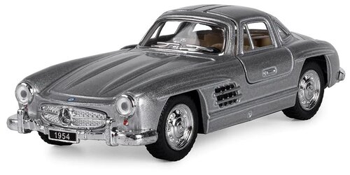 Легковой автомобиль Serinity Toys Merсedes-Benz 300 SL (5346DKT) 1:36, 12.5 см, серебристый