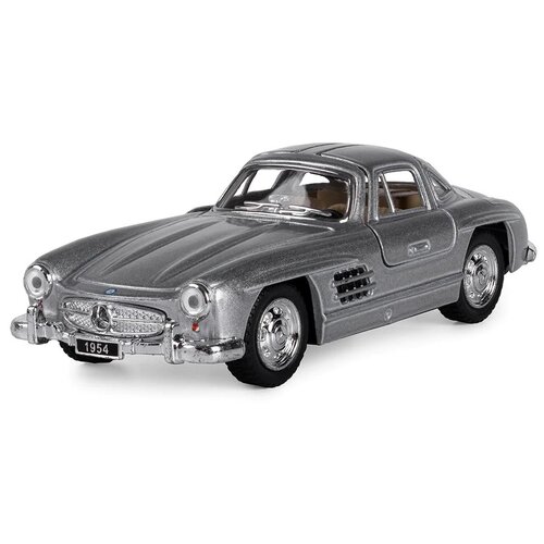 Легковой автомобиль Serinity Toys Merсedes-Benz 300 SL (5346DKT) 1:36, 12.5 см, серебристый