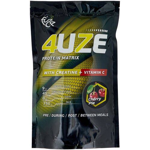 Протеин Fuze Matrix Creatine + Vitamin C, 750 гр., вишневый пирог протеин fuze matrix glutamine vitamin c 750 гр вишневый пирог