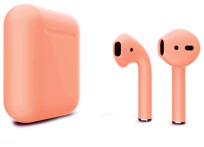 Беспроводные наушники Apple AirPods 2, матовый персиковый