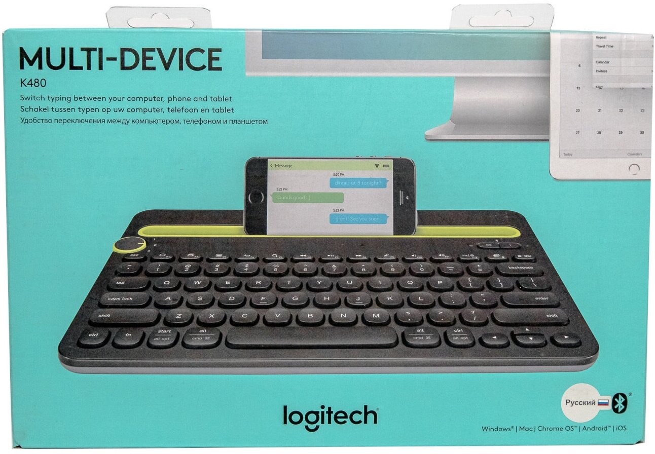 Клавиатура Logitech K480 Multi-Device