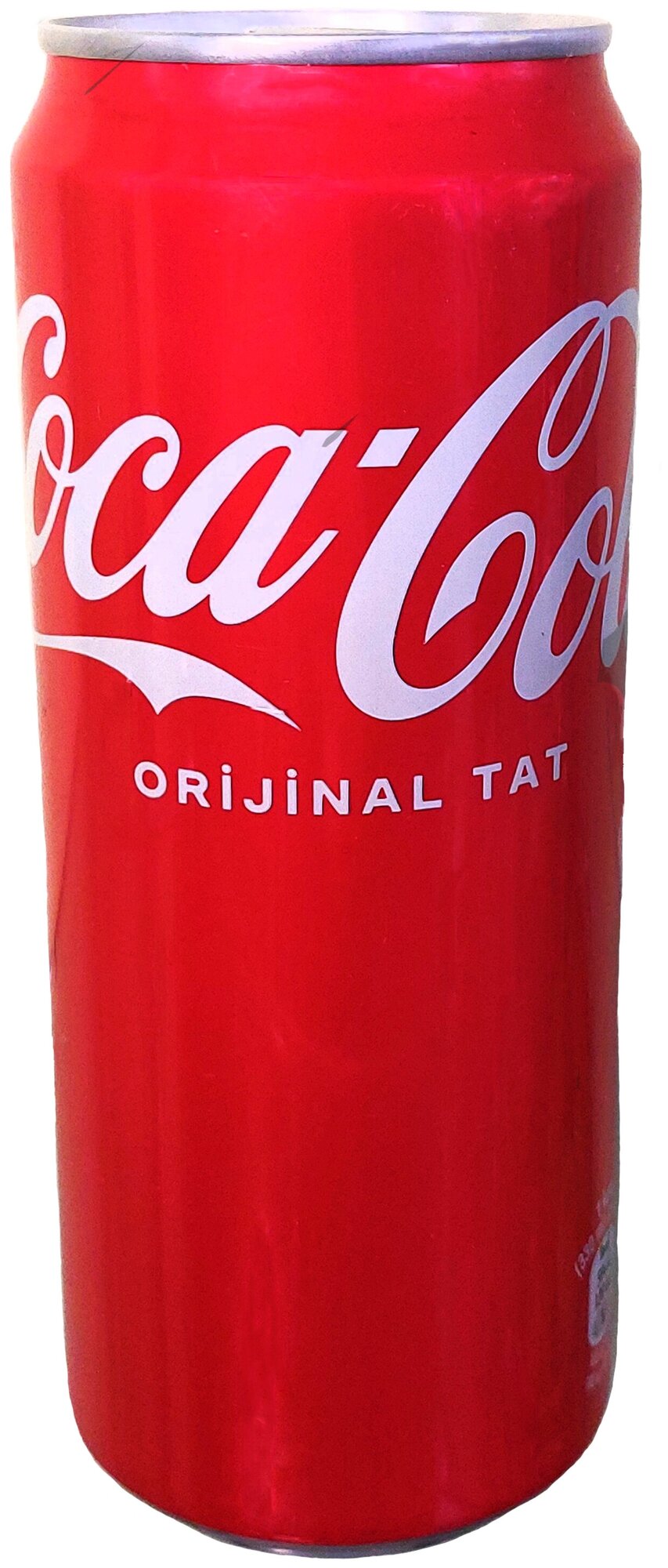 Coca Cola Турция ORIJINAL TAT , жестяная банка 0,33 мл, в упаковке по 24 банки - фотография № 1