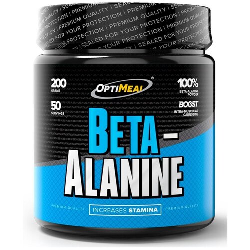 Аминокислота OptiMeal Beta-Alanine, без вкуса, 200 гр.