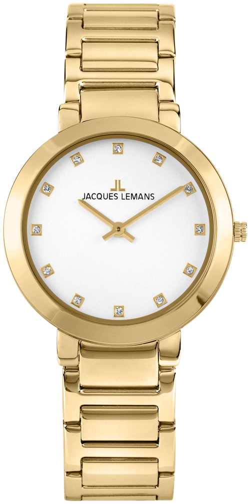 Наручные часы JACQUES LEMANS Milano, желтый, золотой