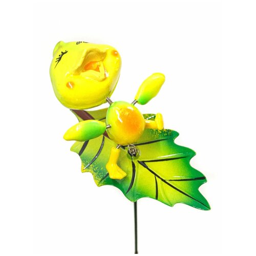 Штекер садовый Утенок на цветке
