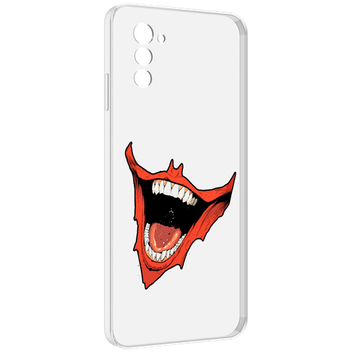 Чехол MyPads страшная-улыбка для UleFone Note 12 / Note 12P задняя-панель-накладка-бампер