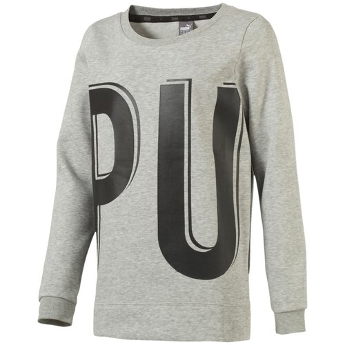 Толстовка Puma Style Crew Sweat FL - Серый, 128