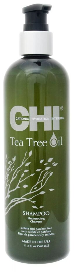 Chi Tea Tree Oil Shampoo - Чи Ти Три Ойл Шампунь "Масло Чайного Дерева", 340 мл -