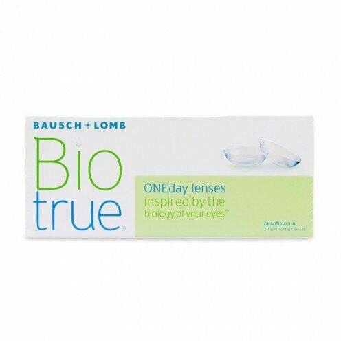 Линзы контактные Bausch&Lomb (Бауш энд Ломб) Biotrue Oneday мягкие однодневные для коррекции зрения (-1.25/8.6/14.2) 30 шт. Bausch & Lomb - фото №5