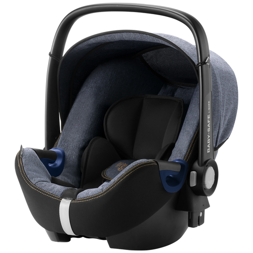 фото Автокресло-переноска группа 0+ (до 13 кг) britax romer baby-safe2 i-size, blue marble