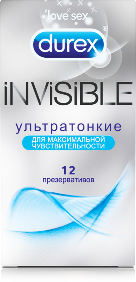 Презервативы Durex (Дюрекс) Invisible ультратонкие 12 шт. doodle Рекитт Бенкизер Хелскэр (ЮК) Лтд - фото №17