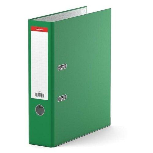 Папка-регистратор А4, 70 мм Стандарт, собранная, зелёная, этикетка на корешке, металлический кант, .