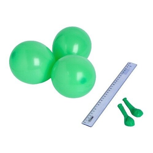 фото Шар латексный 5", пастель, набор 100 шт, цвет салатовый 4986406 leti