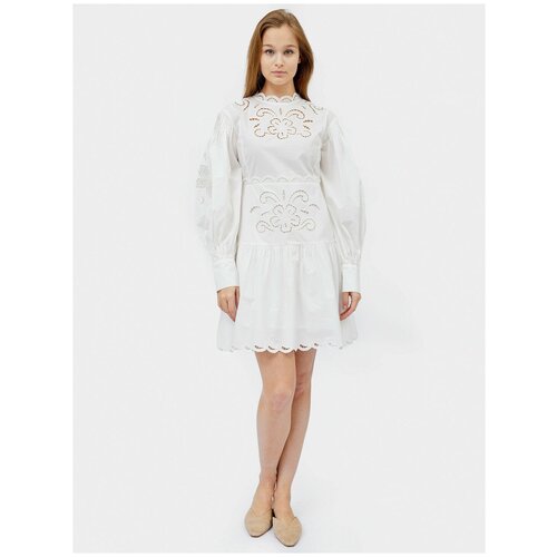 Платье Twinset Milano, размер 42 EU, белый джемпер twinset milano размер 42 eu черный