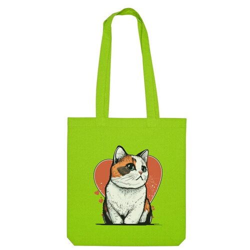 фото Сумка шоппер us basic, зеленый