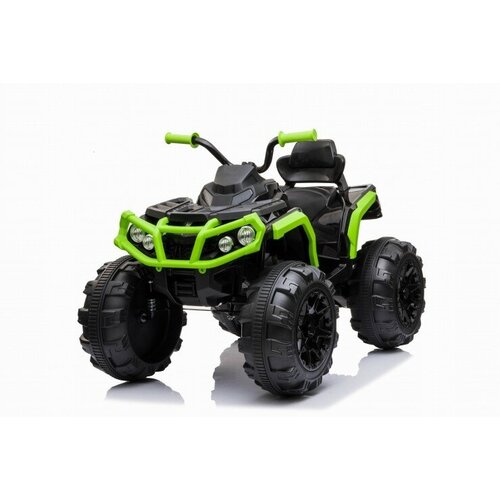 Детский электромобиль квадроцикл Grizzly с пультом управления (задний привод, 12V) - зеленый детский электромобиль трактор с прицепом с пультом управления задний привод 12v jiajia черный