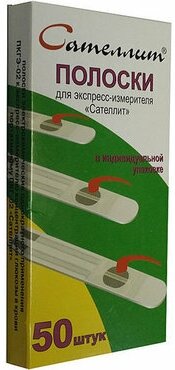 Тест-полоски Компания Элта Элта Сателлит №50