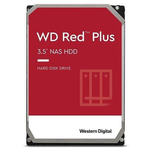 Жесткий диск 14TB SATA 6Gbs Western Digital WD140EFGX WD Red Plus 35 7200rpm 512MB 4874100₽