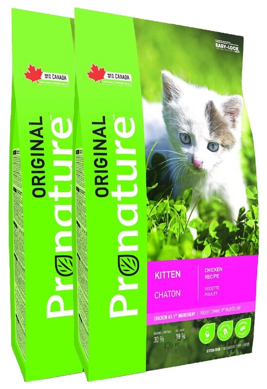 Pronature Original сухой корм для котят 2.27кг, курица х 2 шт.