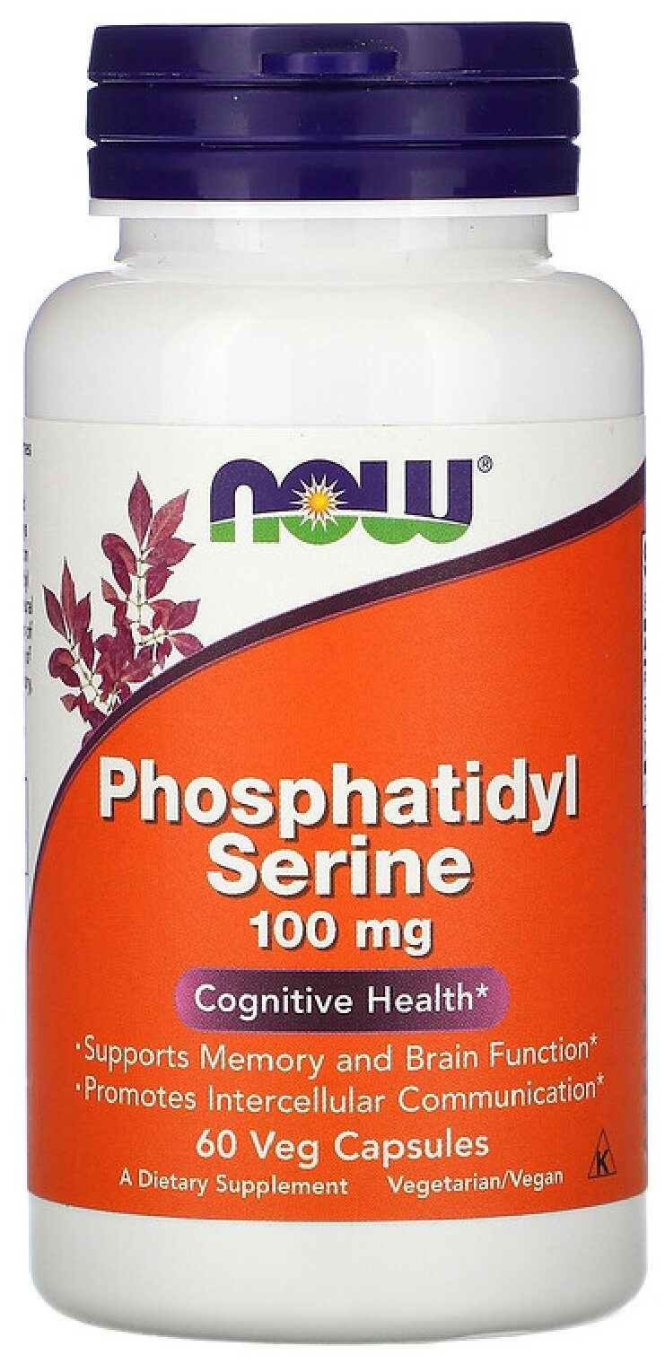 Phosphatidyl Serine капс., 100 мг, 150 г, 60 шт.