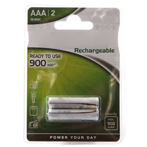 фото Аккумулятор aaa - panasonic evolta 900 mah ni-mh (2 штуки) hhr-4xxe/2b