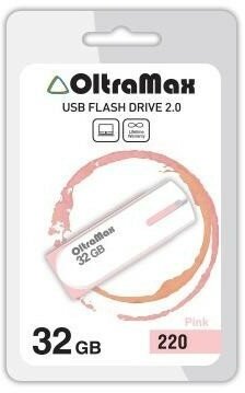 USB флэш-накопитель (OLTRAMAX OM-32GB-220-розовый)