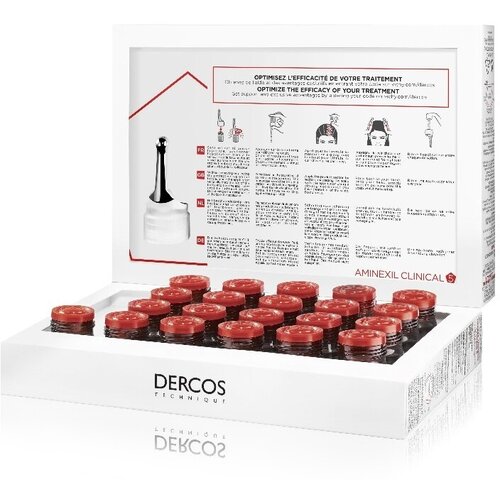 Vichy Dercos Aminexil intensive 5 средство против выпадения для женщин 21 монодоза