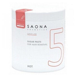 Паста для шугаринга №5 Твердая (HOT) SAONA Cosmetics Expert Line, 1000 гр