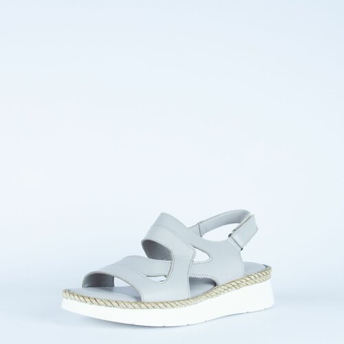 фото 218-603-silver-23637 босоножки женские sandm