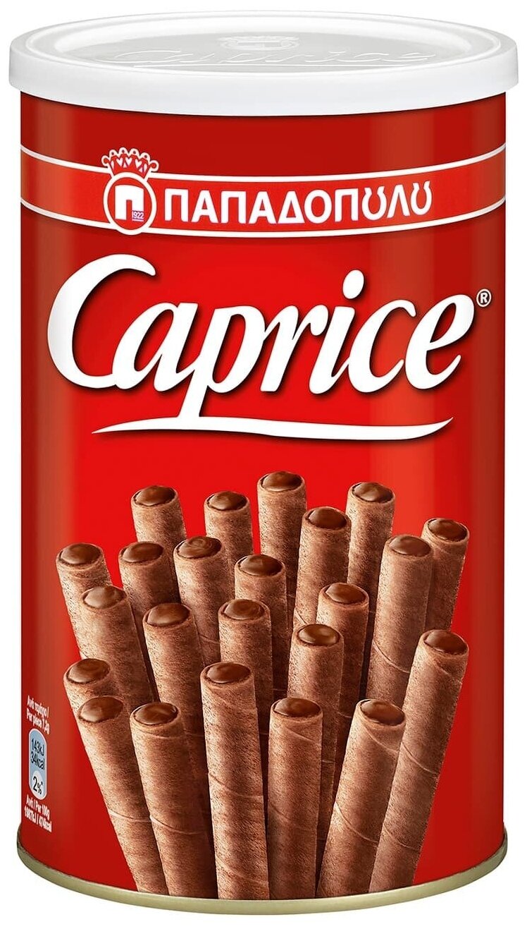 Вафли венские с фундуком и шоколадным кремом CAPRICE 250г