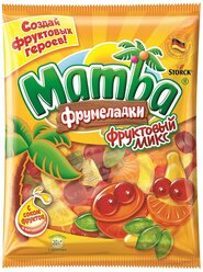 Жевательный мармелад Mamba Фрумеладки Фруктовый микс ассорти, 140 г