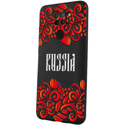 Силиконовый чехол Mcover для Xiaomi Redmi Note 9 с рисунком Russia орнамент силиконовый чехол mcover для realme 9 pro с рисунком russia орнамент