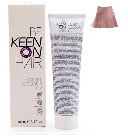 KEEN Be Keen on Hair краска для волос без аммиака Velvet Color, 8.8 Blond Perl