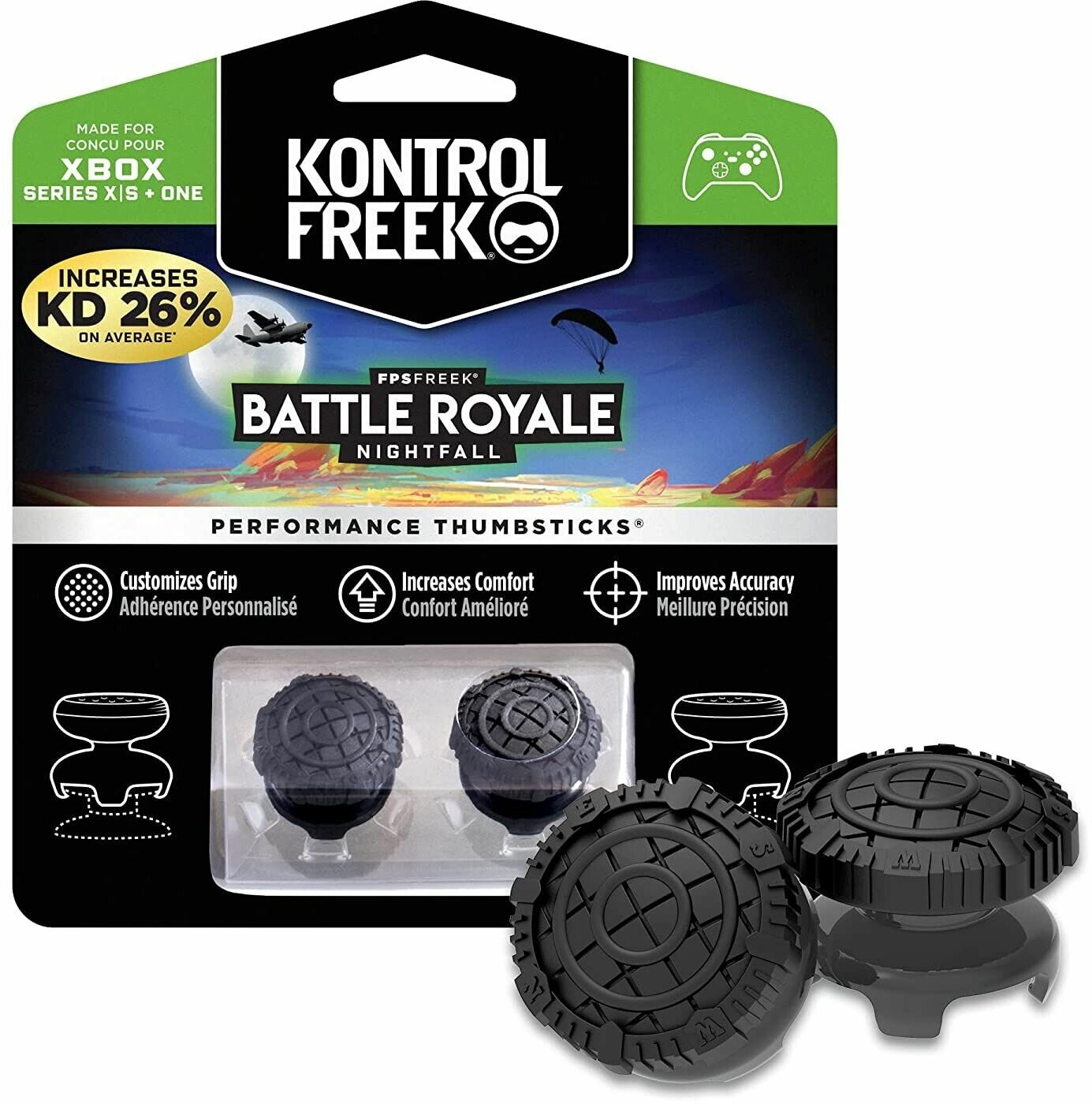 Насадки на стики FPS KontrolFreek Battle Royale Nightfall для геймпада Xbox One / Series S X накладки 32