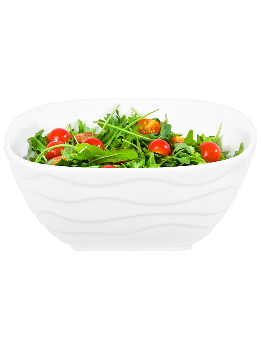 фото Салатник 1,6 л 21х21х8,5 см Elan Gallery Айсберг волны