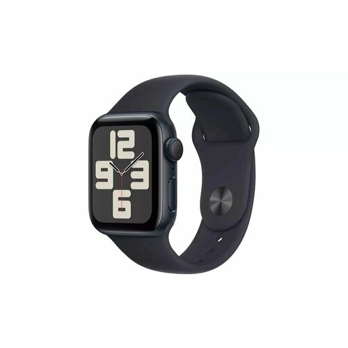 Apple Watch SE (Gen 2) 40mm Midnight AI Mid SB S/M GPS MR9X3LL/A умные часы apple watch series se gen 2 gps cellular 44 мм m l midnight