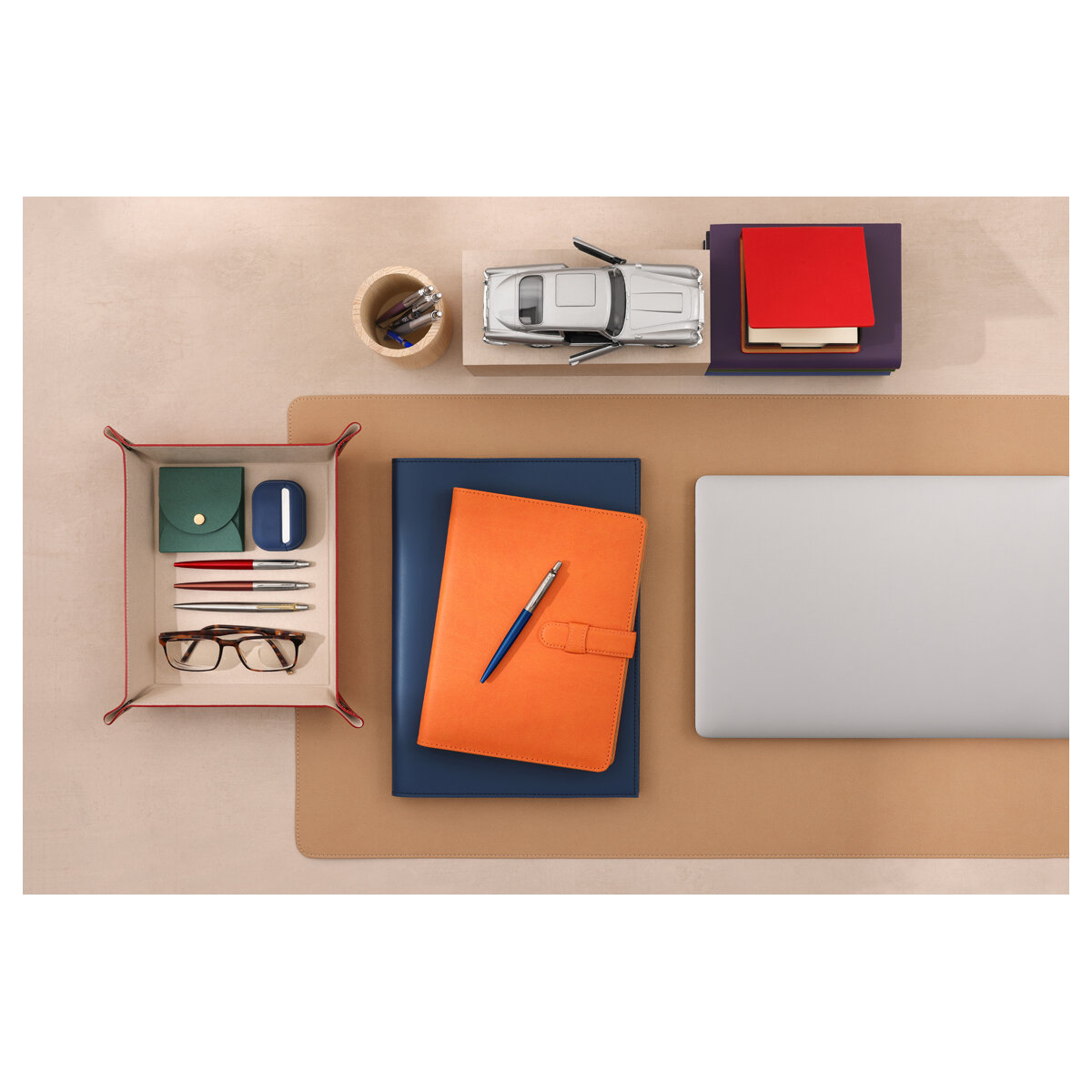 ручка шариковая Parker "Jotter Core Chelsea Orange CT", 1 мм, синяя, корпус оранжевый/хром - фото №19