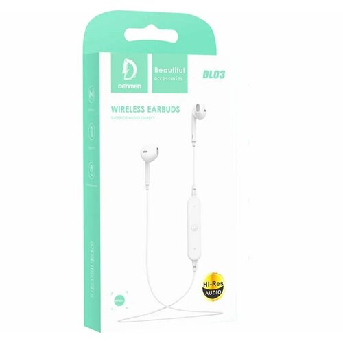 Беспроводные наушники Denmen DL03 Белый 49000₽