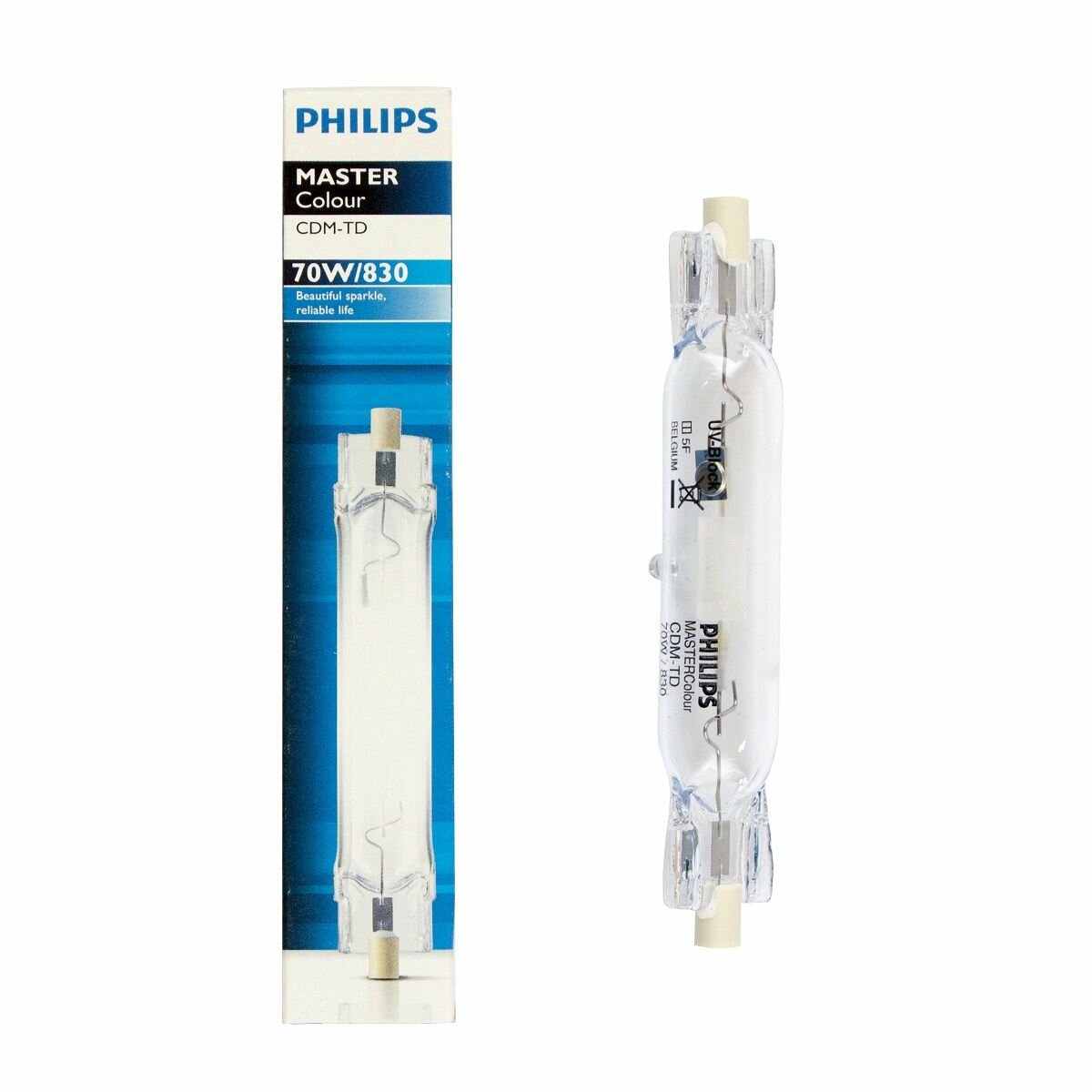 Лампа металлогалогенная PHILIPS CDM-TD 70W/830 Rx7s