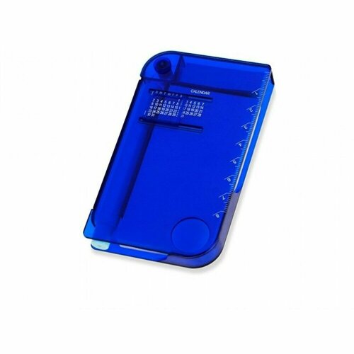 Записная книжка с ручкой вечным календарем линейкой и лупой 339₽